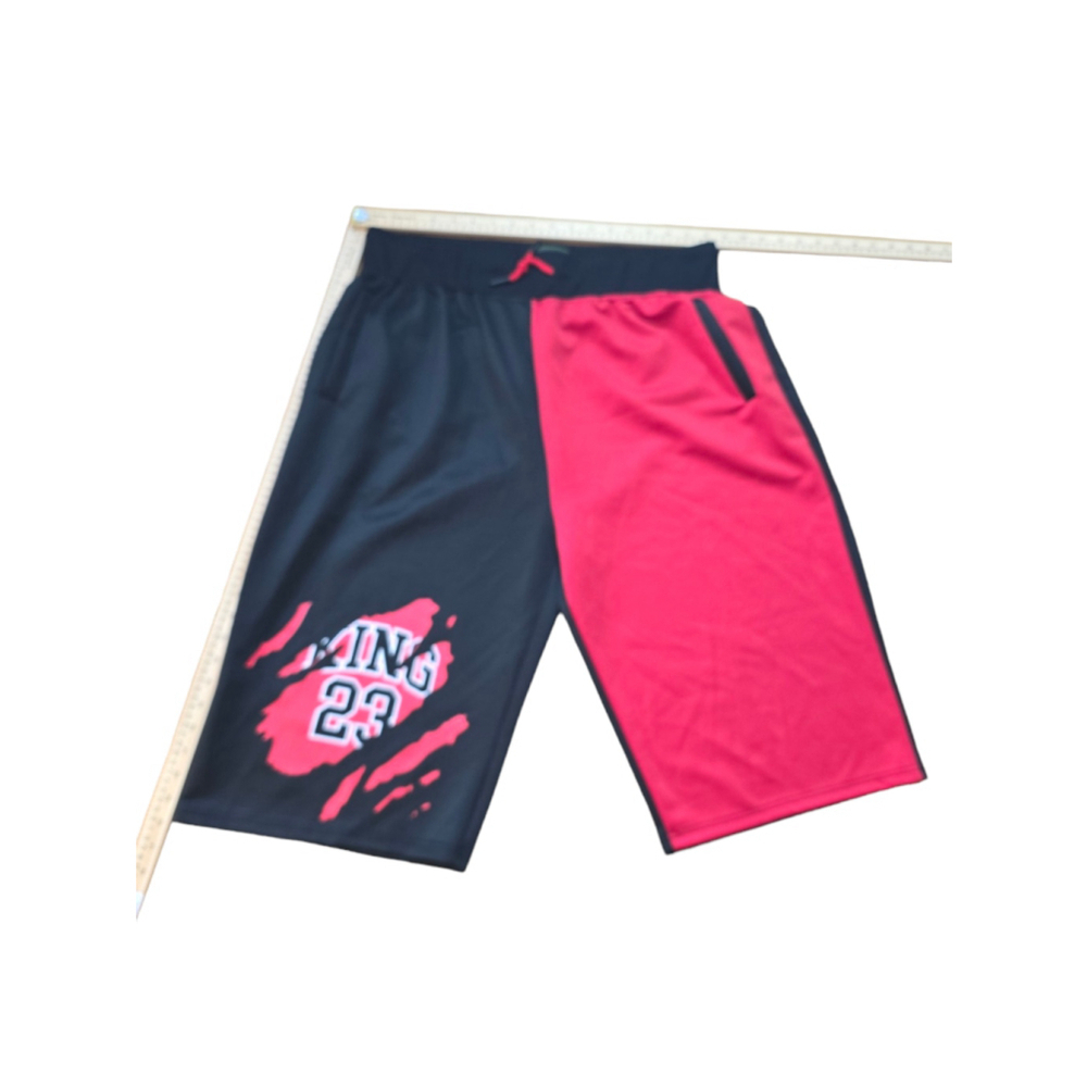 Men's Sacred Crown Shorts 3XL Black Red Big & Tall - Picture 4 of 5